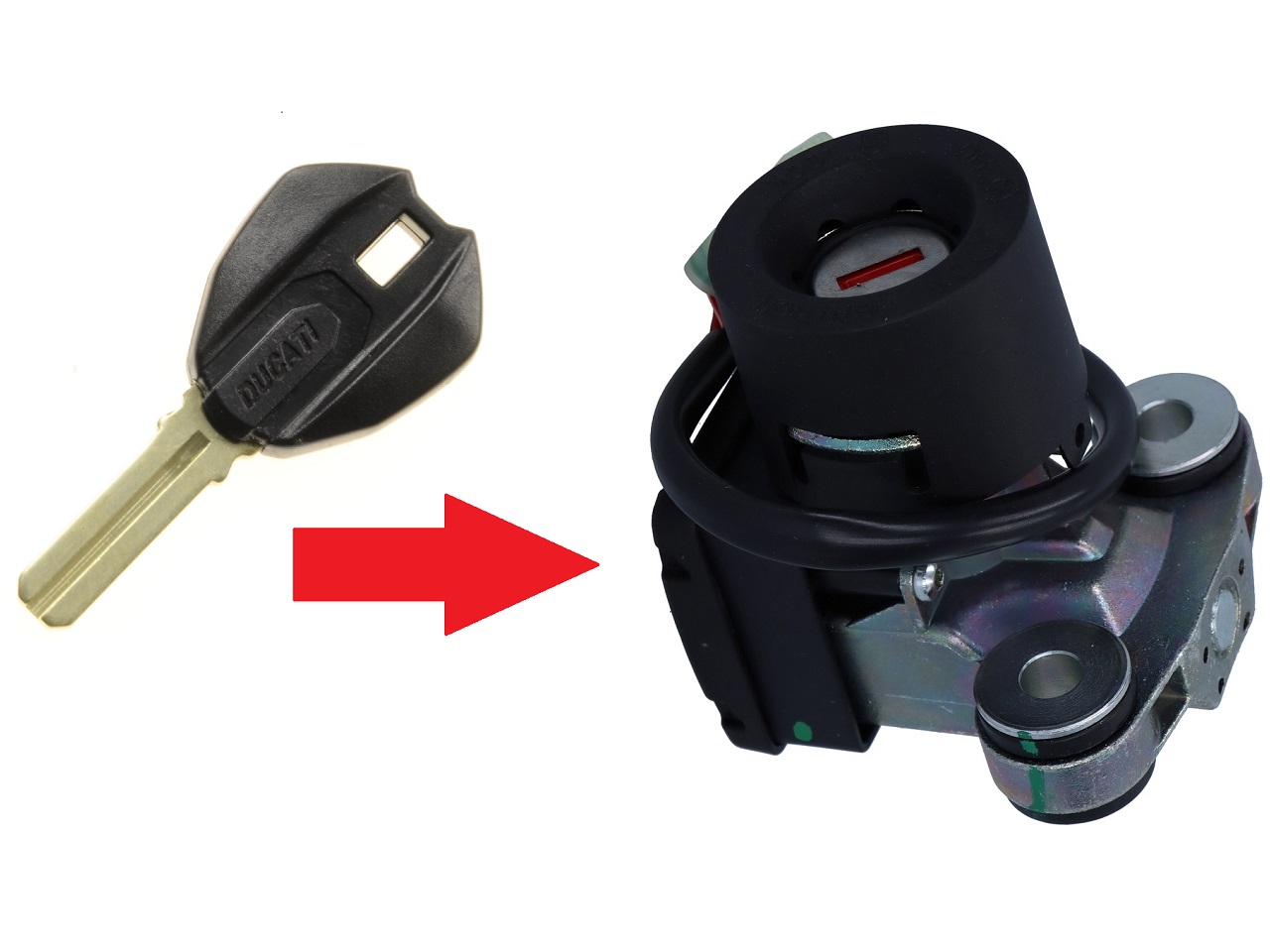 Ducati 899 959 1199 1299 Panigale E-lock lost key chip programming - Click Image to Close